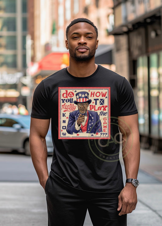 Play the Game - 4th of July Tee.