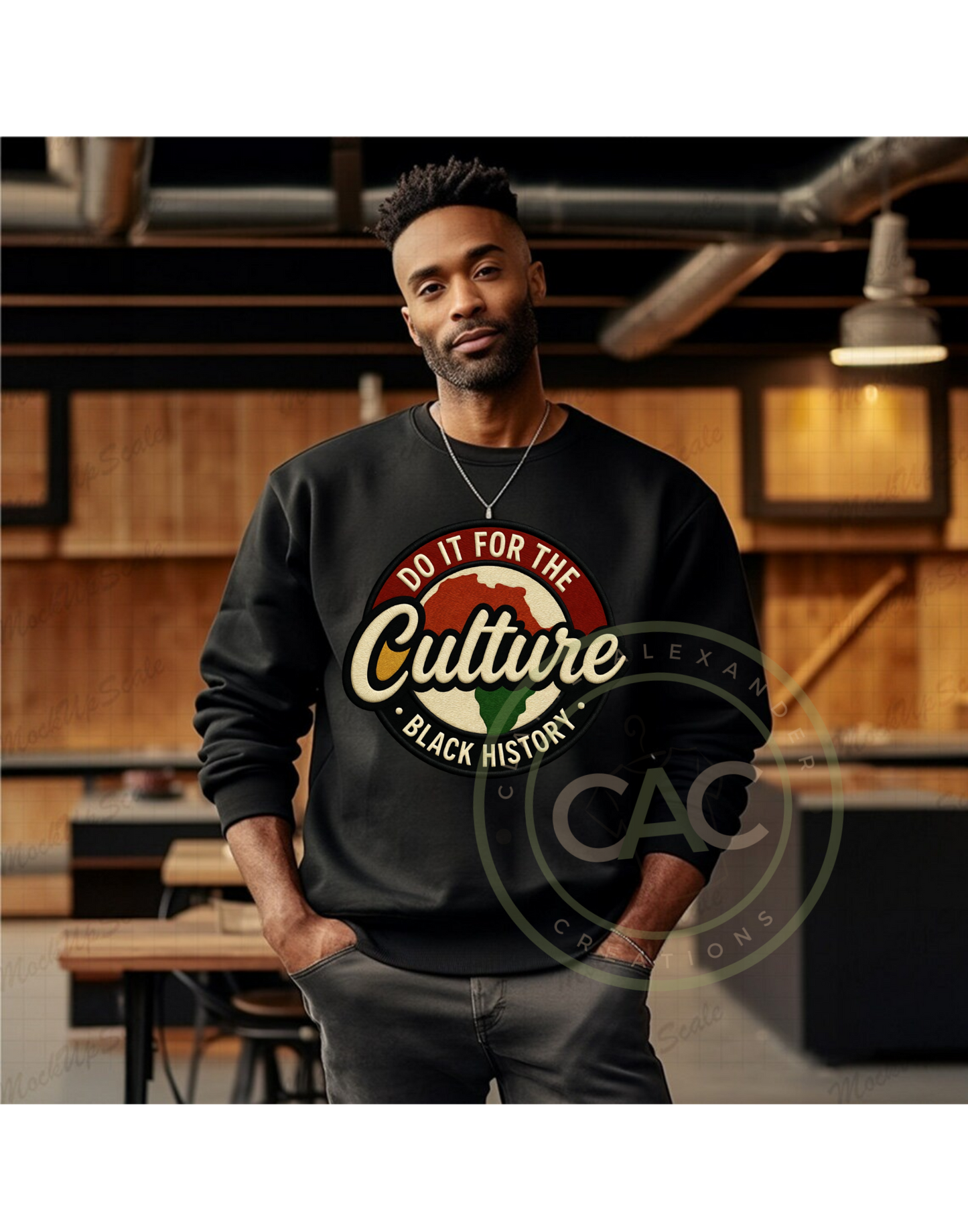 Culture & Excellence Varsity (faux) Patch Black History Apparel