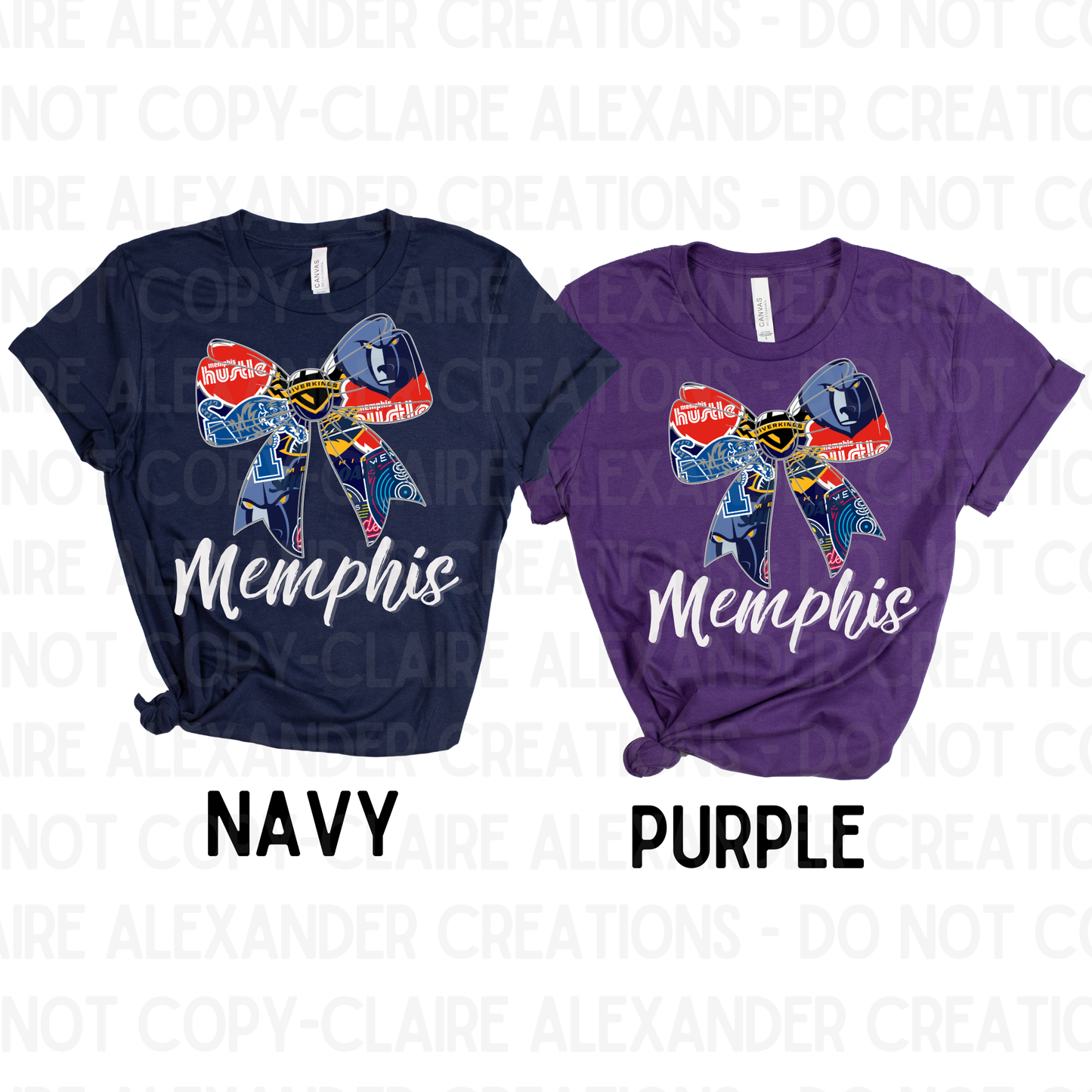Memphis Bow Tees - Claire Alexander Official