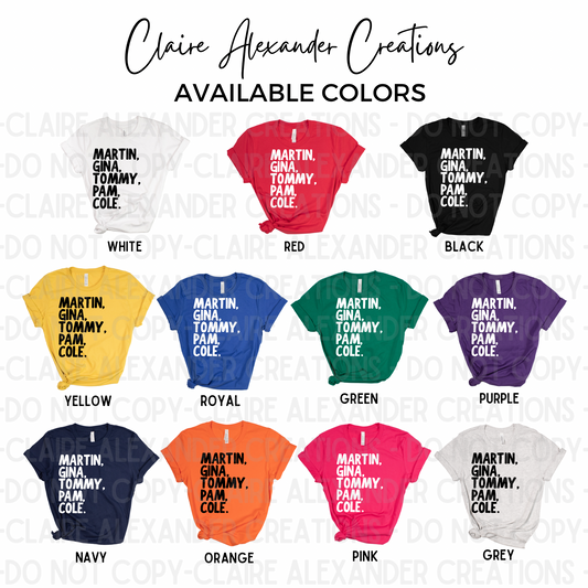 Martin & The Crew Tee – A 90s Sitcom Classic