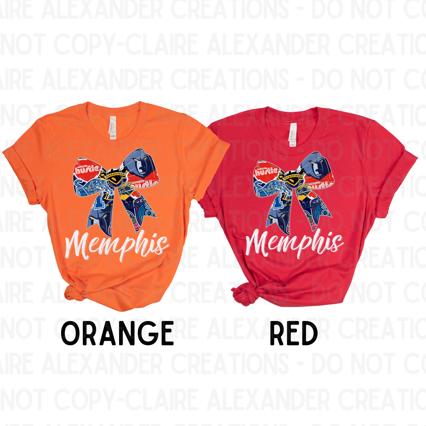 Memphis Bow Tees - Claire Alexander Official