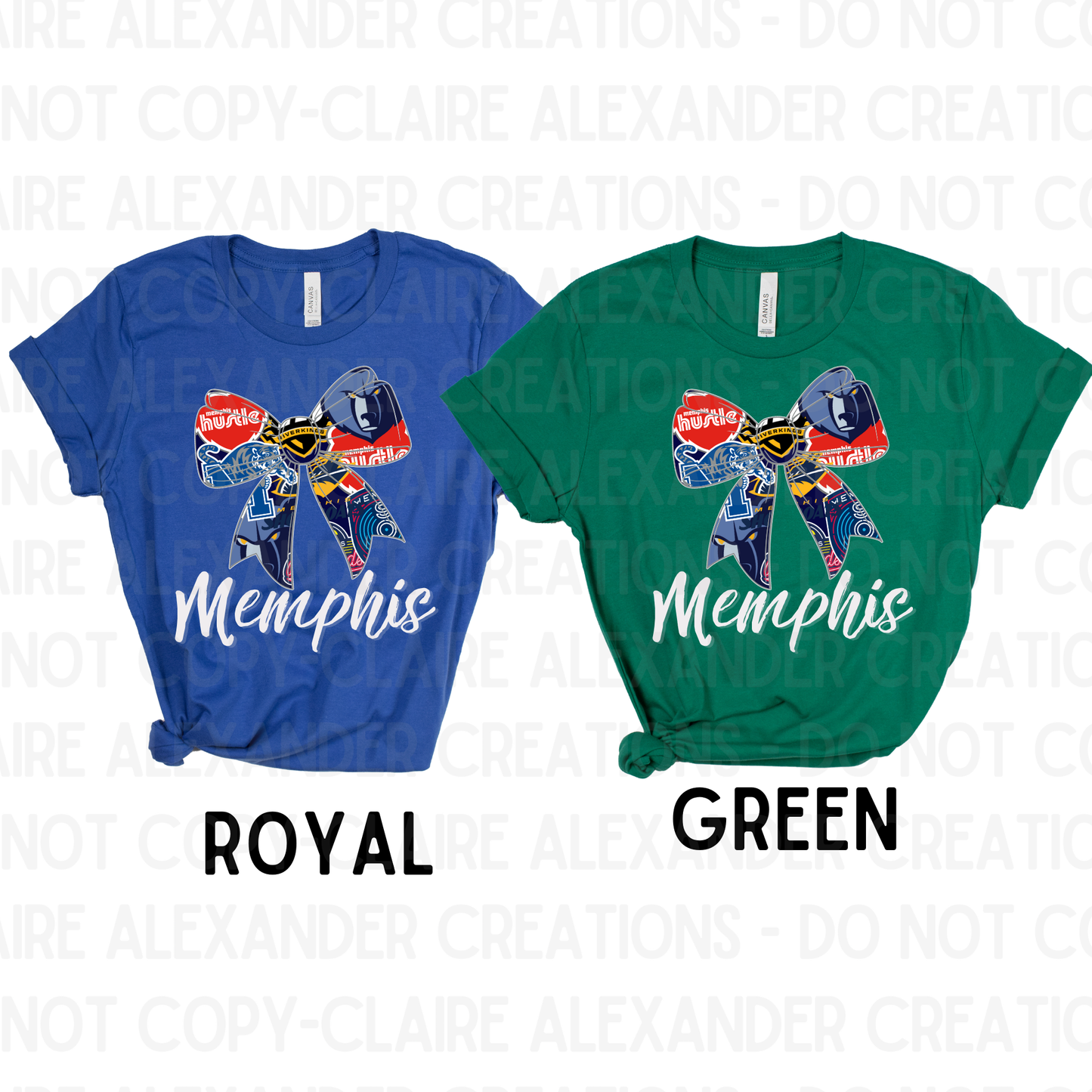 Memphis Bow Tees - Claire Alexander Official