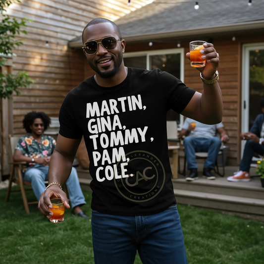 Martin & The Crew Tee – A 90s Sitcom Classic