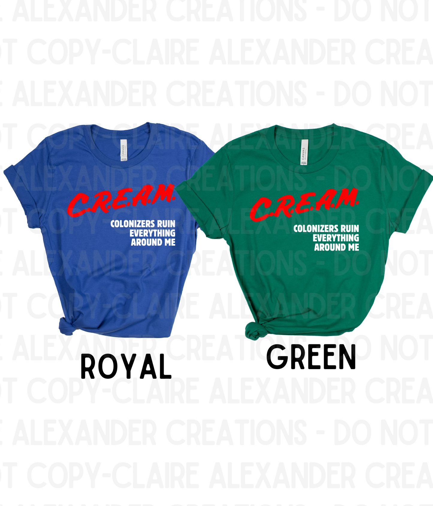C.R.E.A.M Short Sleeve Tee - Black History Month
