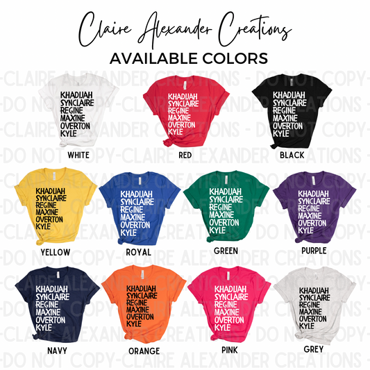 Living Single Cast Tee – Ladies’ Edition + Full Crew Editions