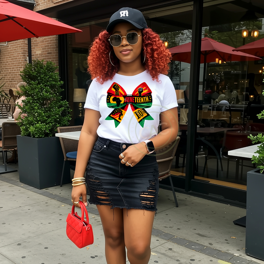 Juneteenth Croquet Bow