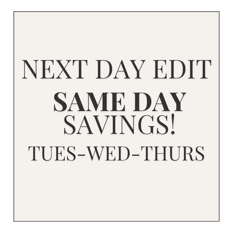 NEXT DAY EDIT | SELECT TEE SAVINGS