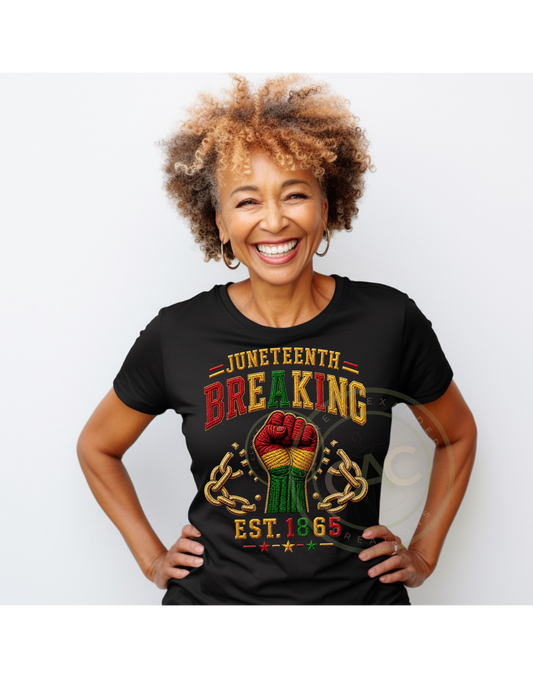 Breaking Chains (Embroidered Design)