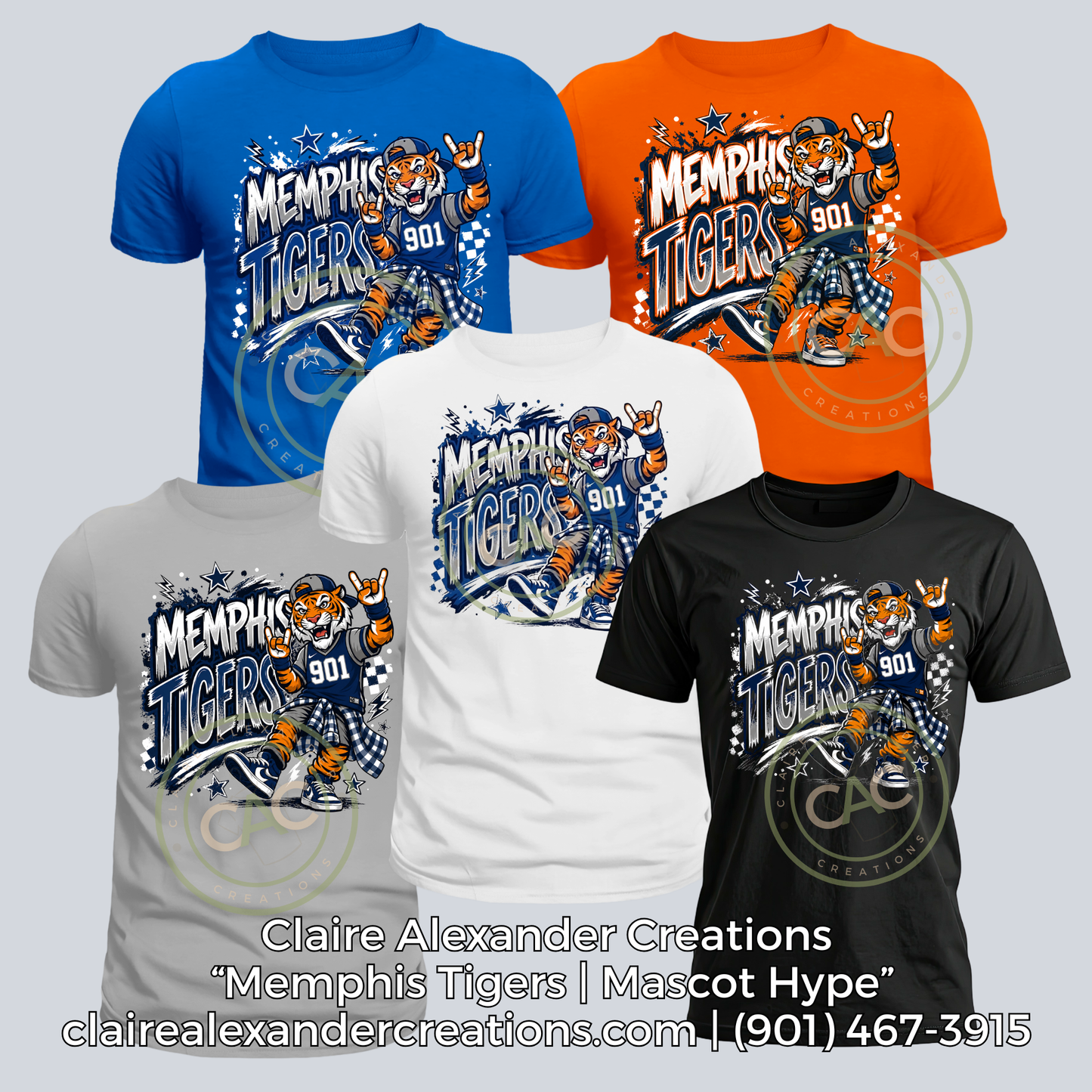 Memphis Tigers | Mascot Hype Graphic Tee