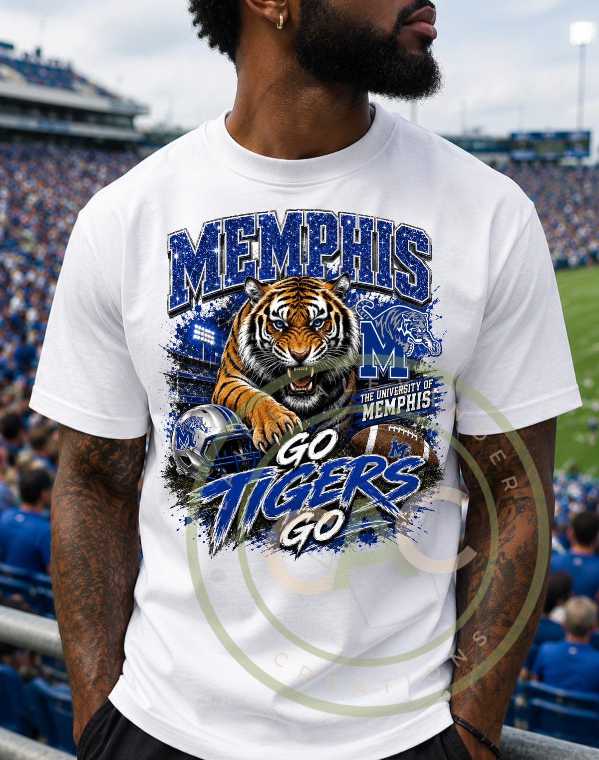 "Go Tigers Go" Stadium Lights Apparel