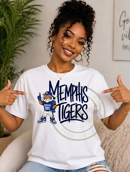 Ultimate Tiger Typography Memphis Tiger Apparel
