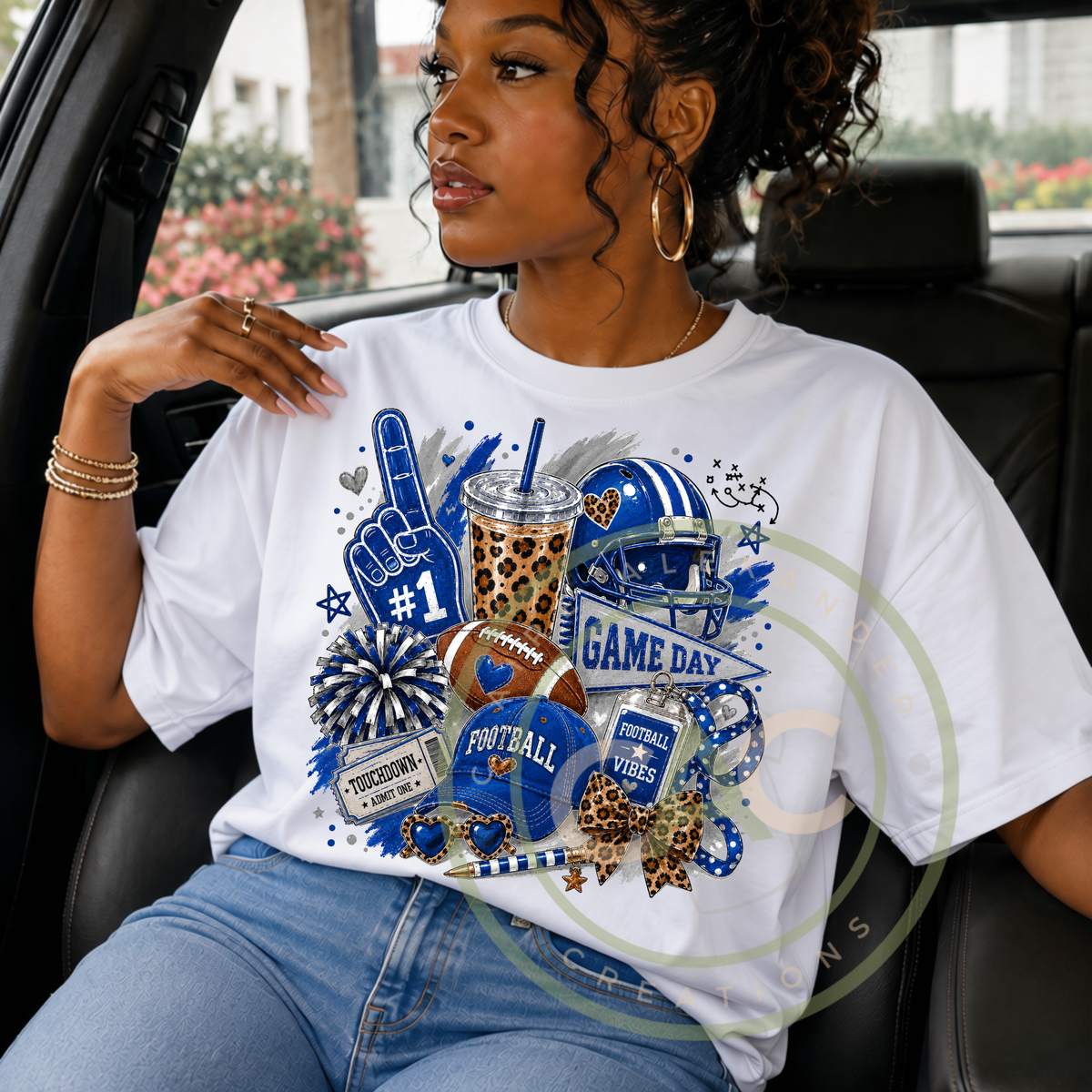 Ultimate Game Day Collage Graphic Tee