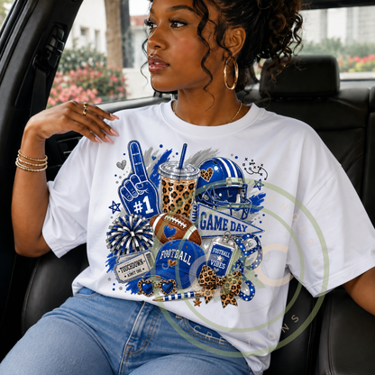 Ultimate Game Day Collage Graphic Tee