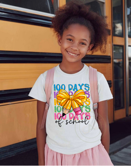 Girls - 100 Days of School Tee.