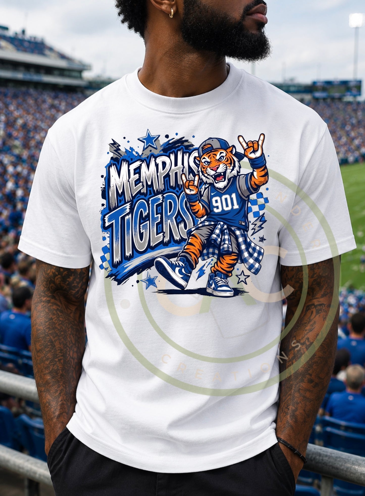 Memphis Tigers | Mascot Hype Graphic Tee
