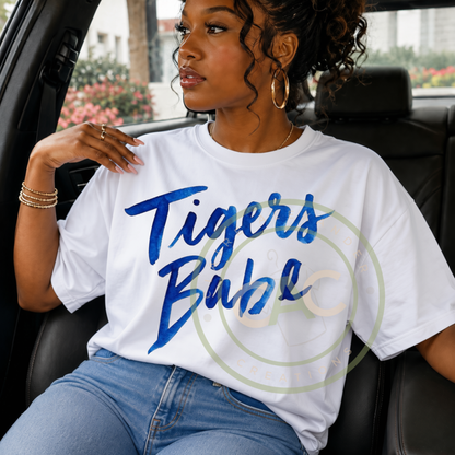 Tigers Babe | Tiger Fan Script Tee
