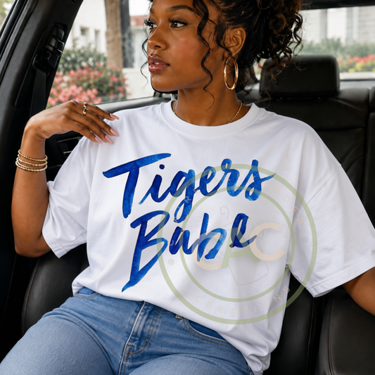 Tigers Babe | Tiger Fan Script Tee