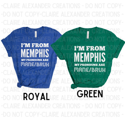 Memphis Pronouns | Claire Alexander Official